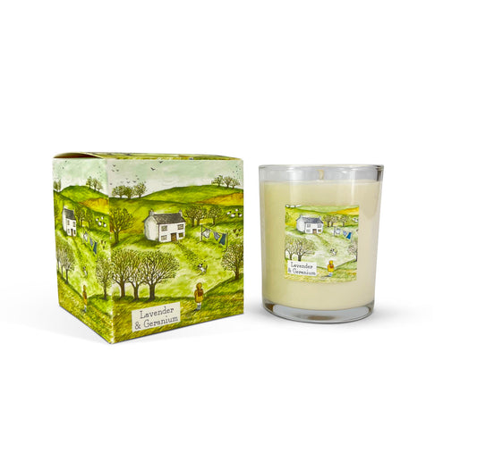 Lavender & Geranium Candle