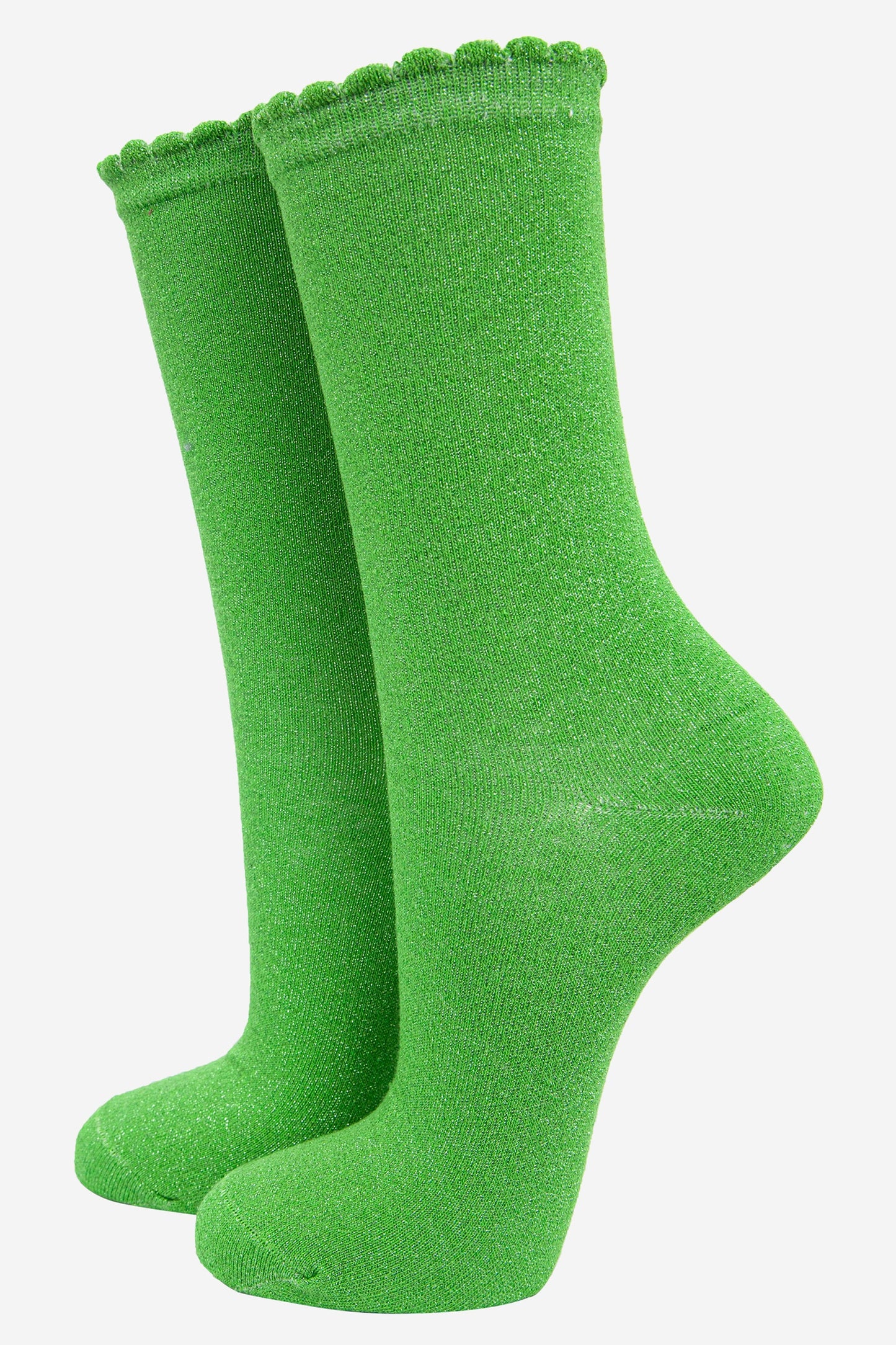 Glitter Socks - Green