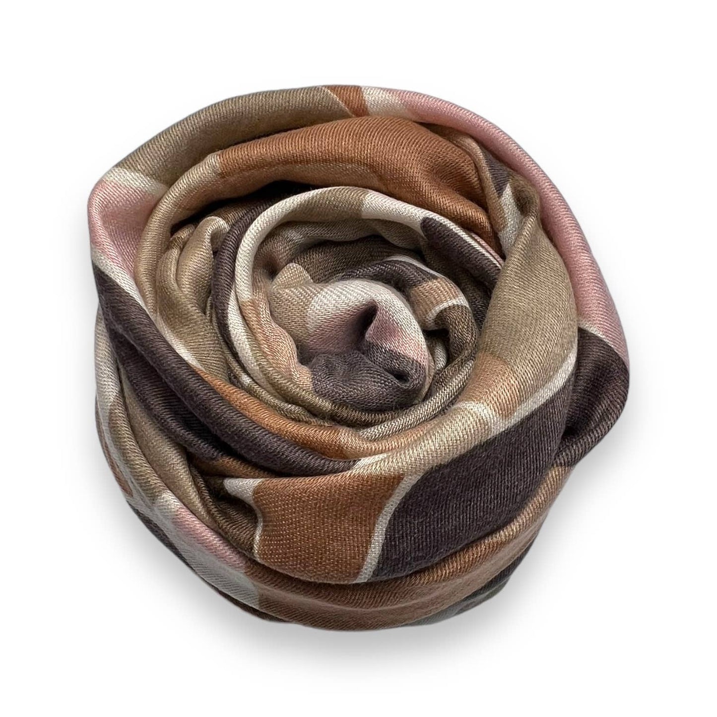 Beige jelly print scarf