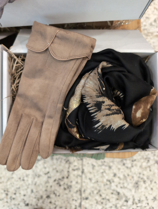 Gift Box - Signature Gloves - Black Thistle