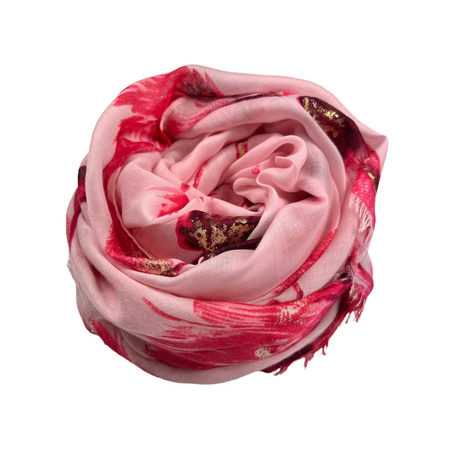 Green thistle dusty miller scarf