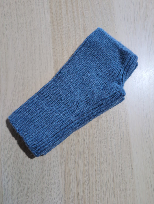 Wrist warmers - Denim blue